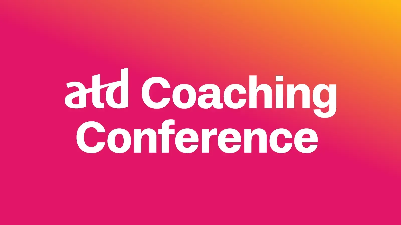 ATD Coaching Conference